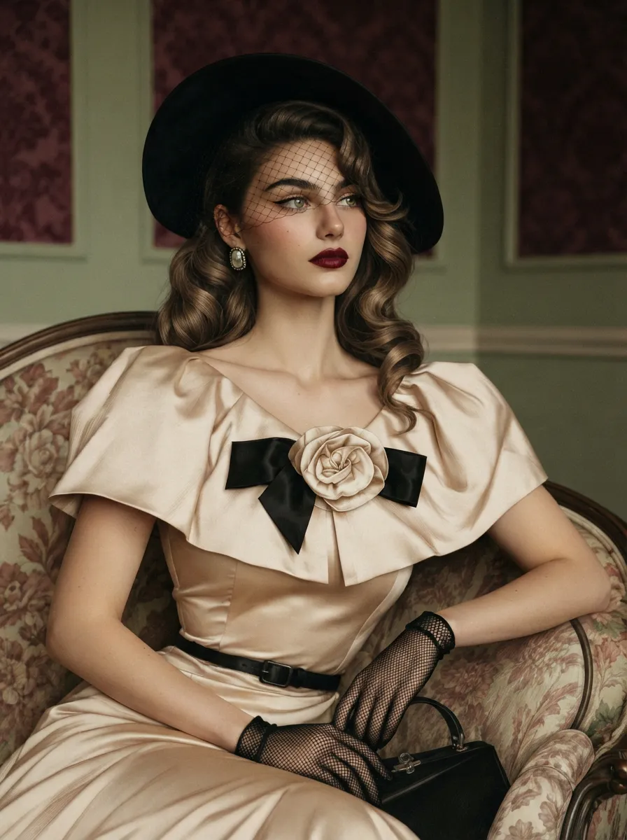 Veiled Vintage Charm